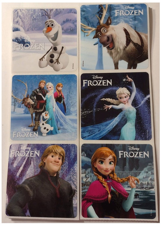 25 Frozen Movie Stickers 2.5 X 2.5 Etsy