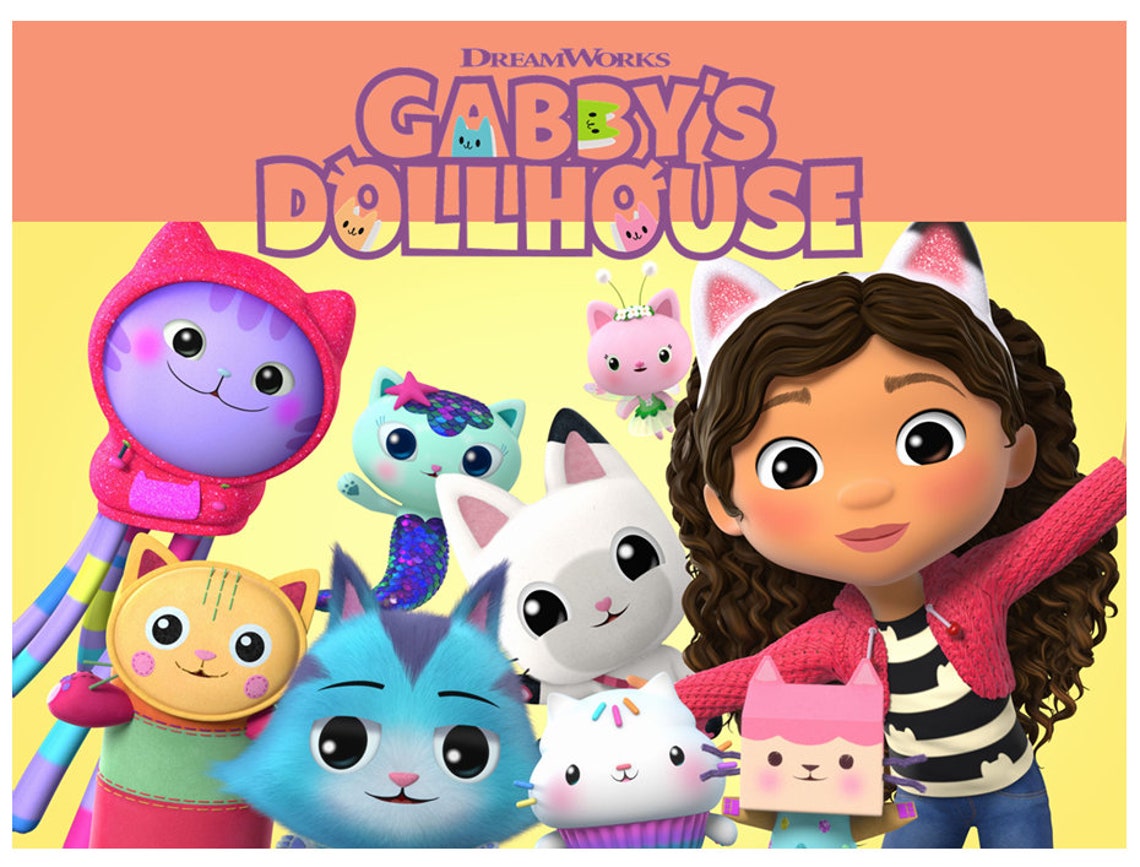 Gabby's Dollhouse Iron on Transfer 4.5x6 for Etsy Canada