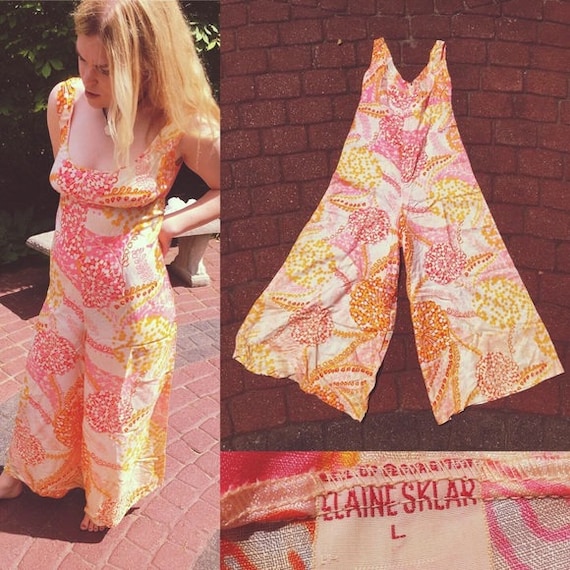 60s/70s Psychedelic Jumpsuit