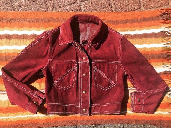 60s/70s REVERSABLE Leather/Suede Jacket
