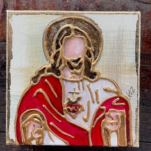 6 x 6 Sacred Heart of Jesus