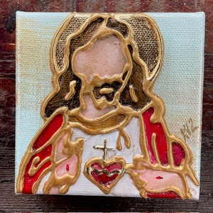 4 x 4 Sacred Heart of Jesus