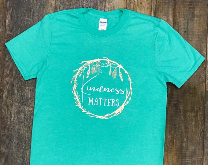 Kindness Matters Adult Unisex Crew Neck T-shirt