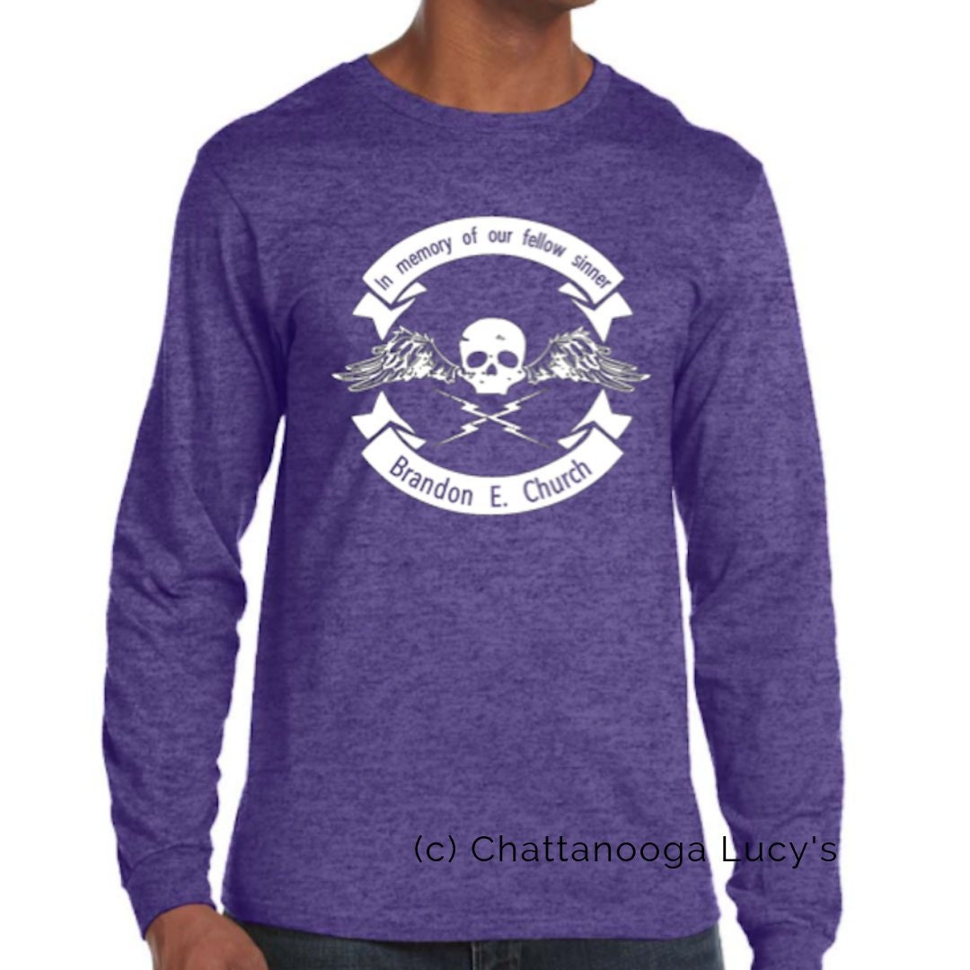 Adult Unisex Long Sleeve T-shirt - Brandon E. Church Memorial Fundraiser