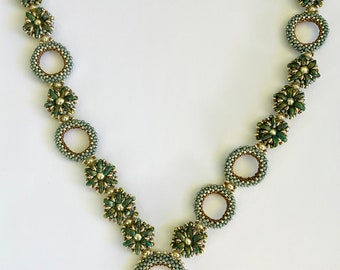Reversible Prong Necklace Kit Tutorial with Pearls