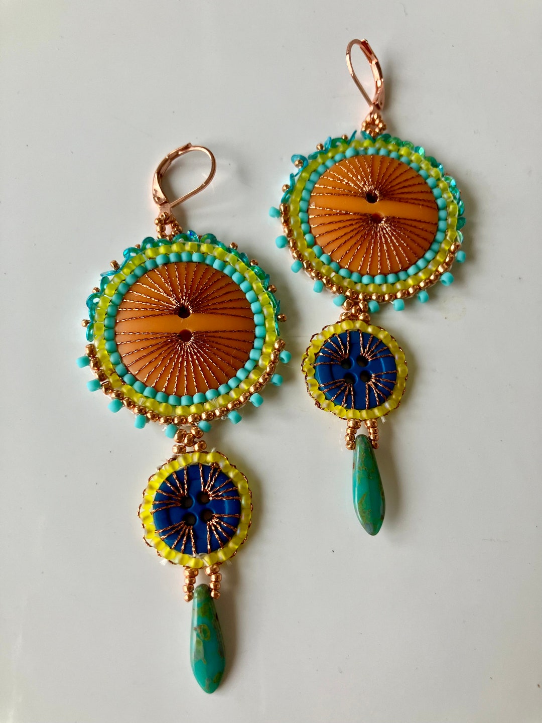 Repurposed Button Earrings Kit Tutorial - Etsy