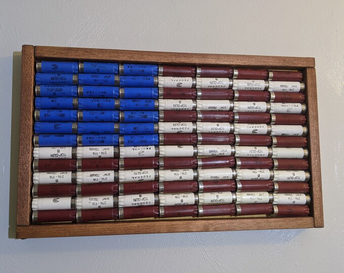 Handmade Shotgun Shell American Flag | Etsy