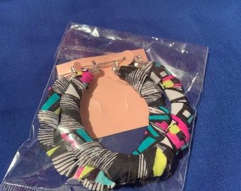 African print earrings