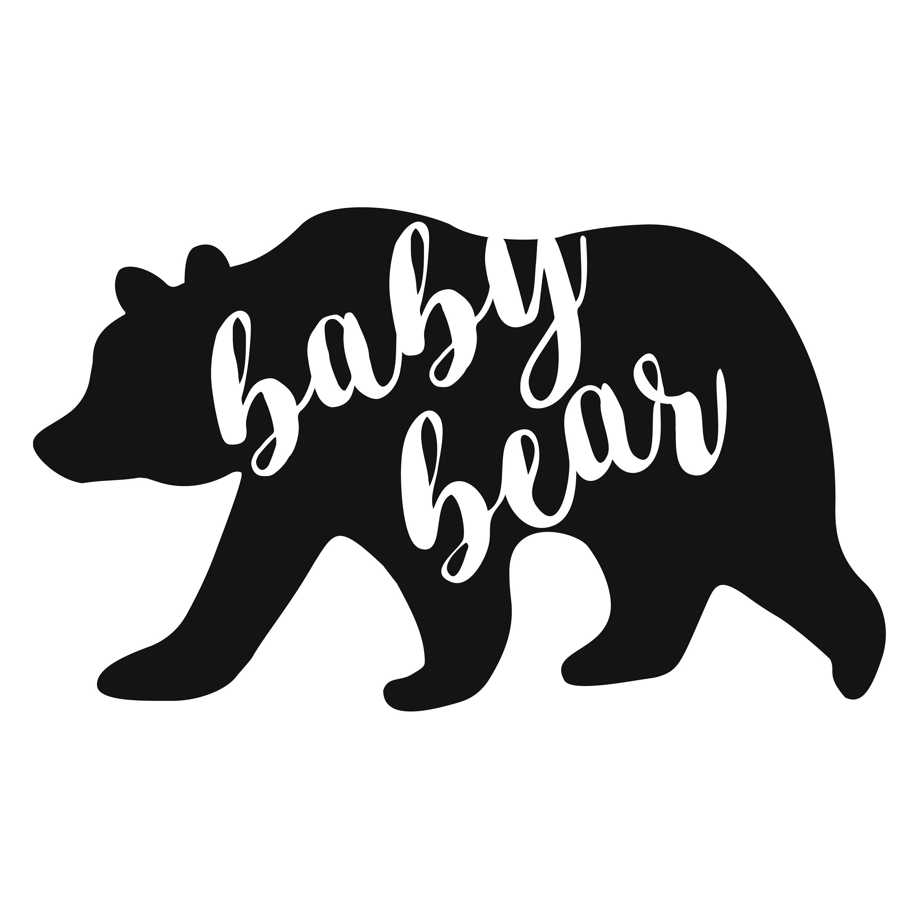 14+ Baby Bear SVG