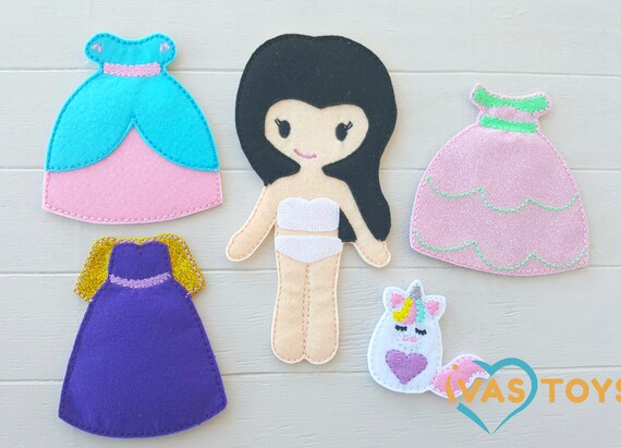 felt doll clothes