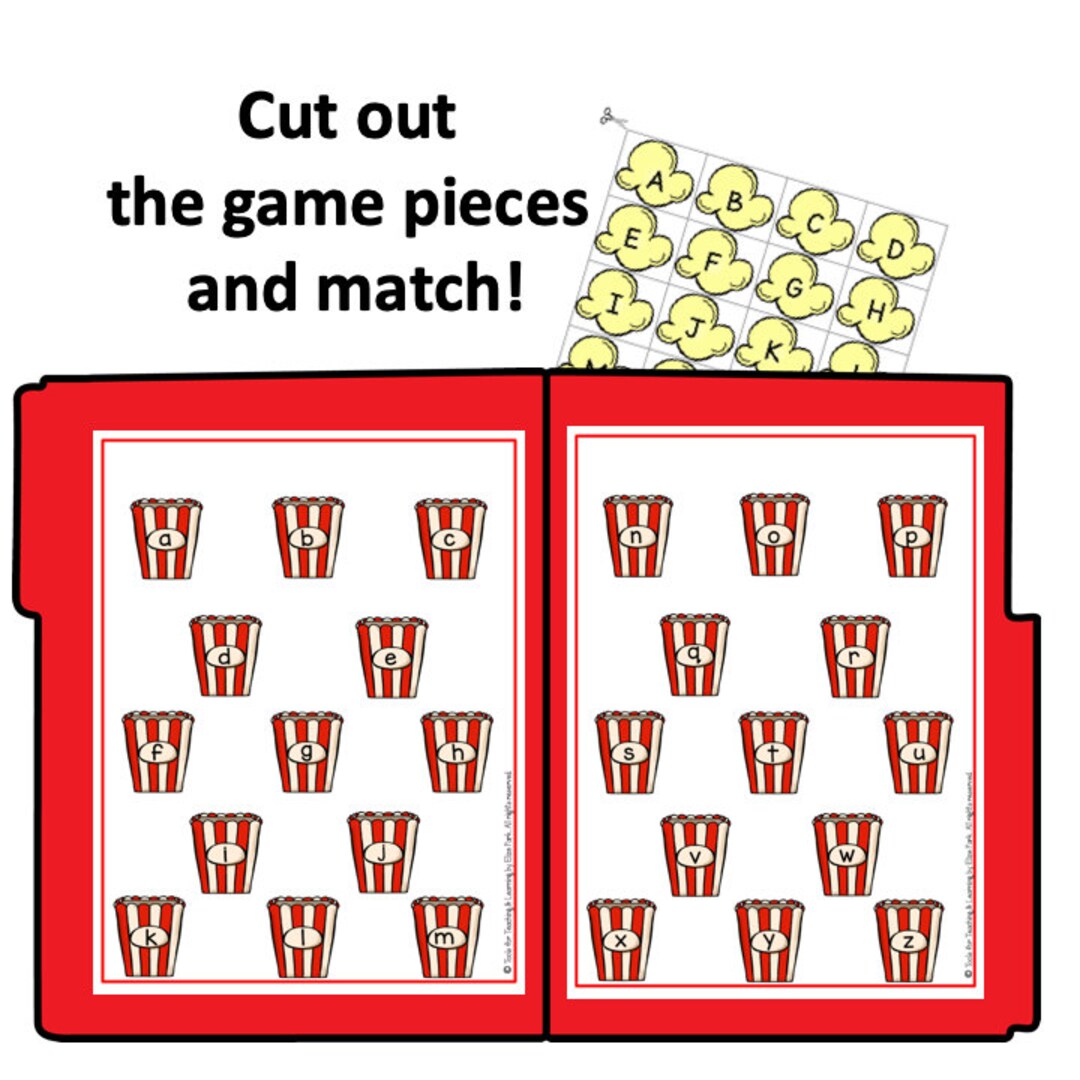 Popcorn Letters Etsy