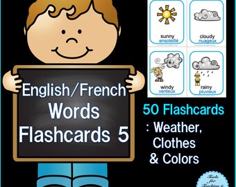 English/French Words Flashcards 5