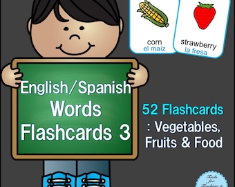 English/Spanish Word Flashcards 3