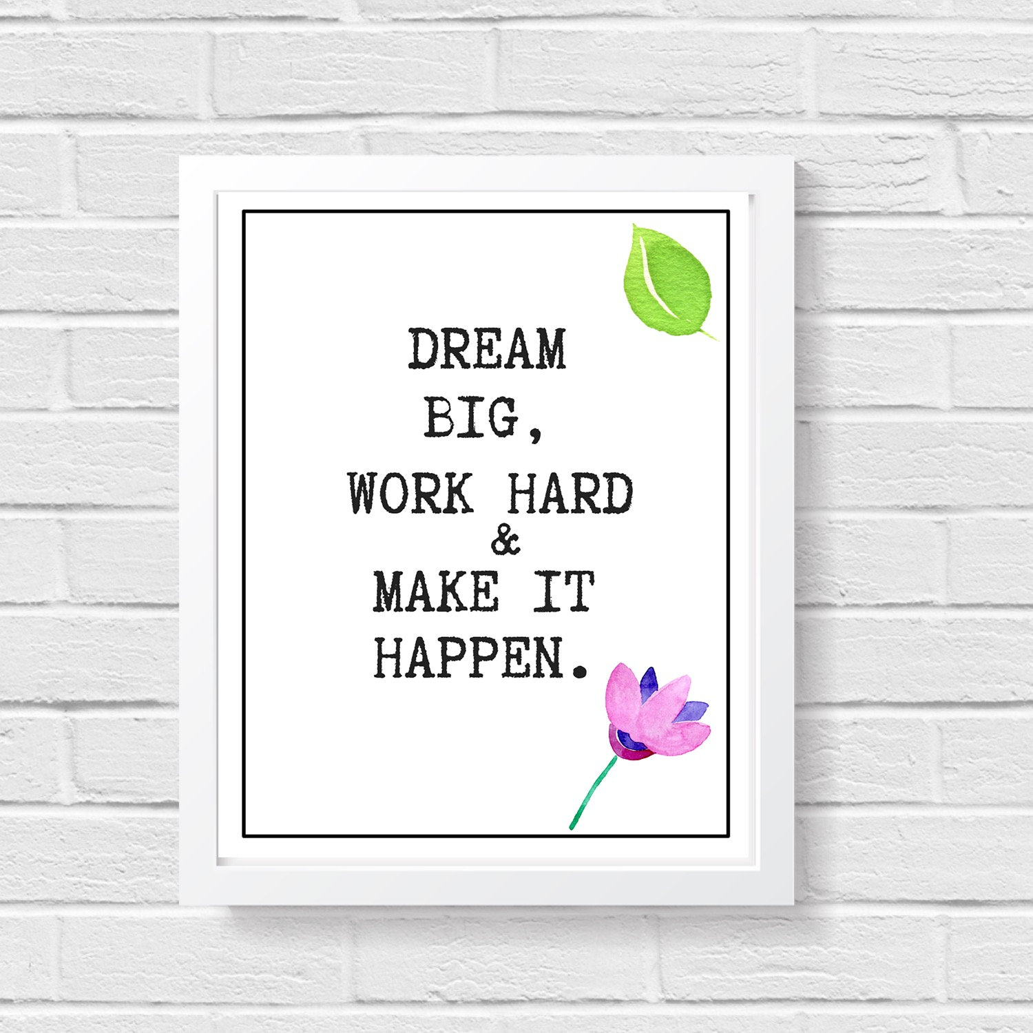 Set of 6 Kid's Inspirational Wall Art Classroom Wall Art Etsy Polska