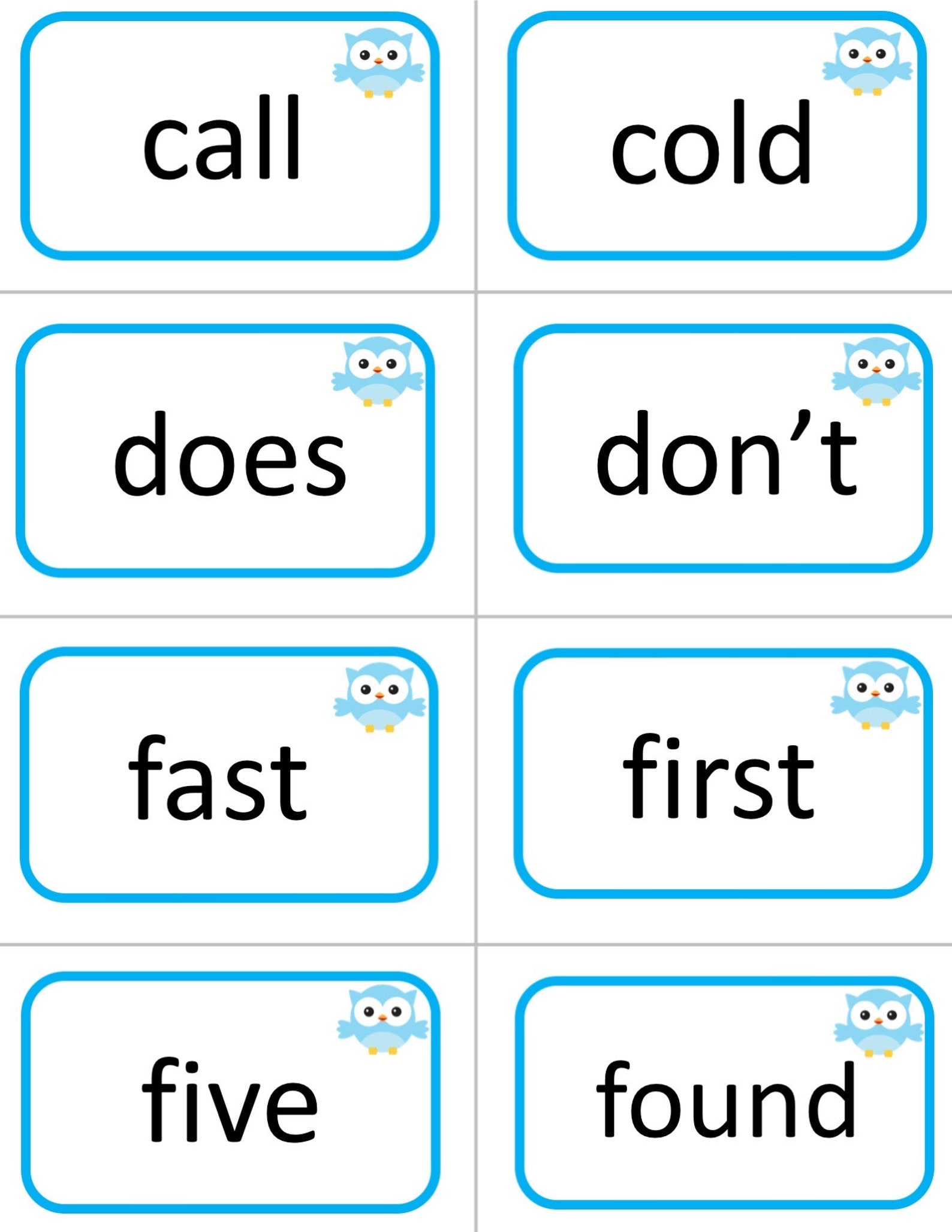 Dolch Grade 2 Sight Words Flashcards - Etsy