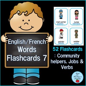 English/French Words Flashcards 7
