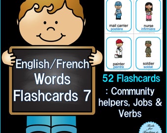 English/French Words Flashcards 7