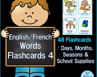 English/French Words Flashcards 4