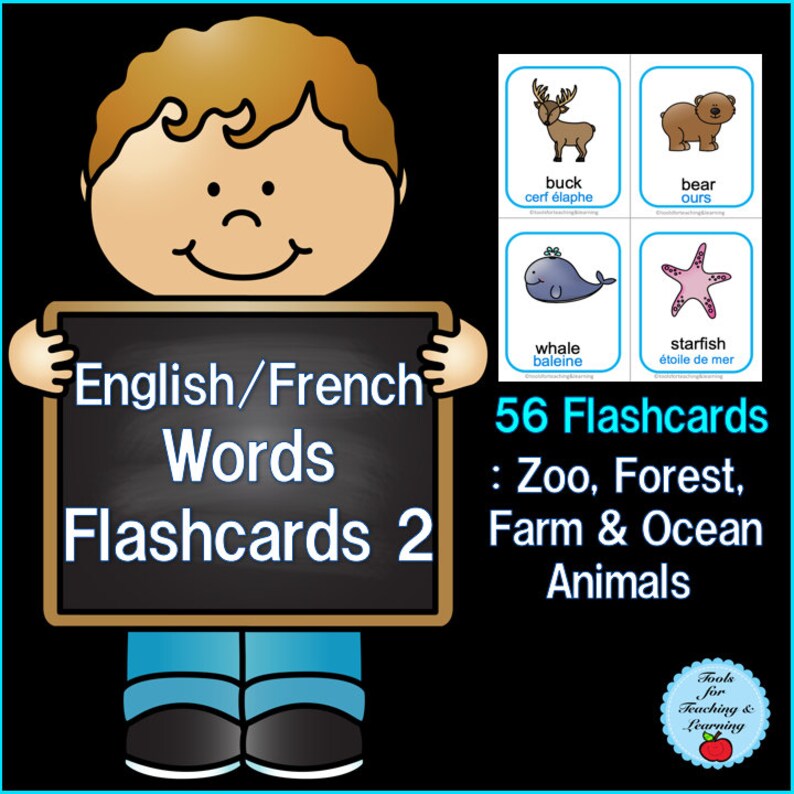 EnglishFrench Words Flashcards 2