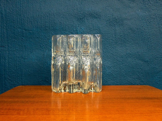 Rosenthal Glass Vase Design Martin Freyer Etsy