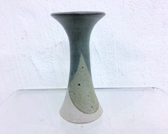 Studio ceramic vase signed Aage Würtz 70s 80s