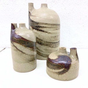 Vintageオランダ陶芸『Mobach / Joke Stories』Vase Dutch Modern 