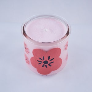 Japanese Cherry Blossom Scented Flower Candle