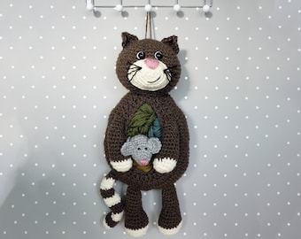 Häkelanleitung Aufbewahrungskorb Kater Kasimir - PDF Datei deutsch