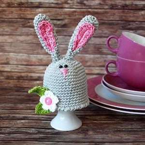 Häkelanleitung Eierwärmer Hase - PDF Datei deutsch