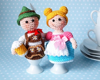 Häkelanleitung Eierwärmer Sepp und Resi, PDF Datei