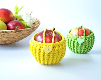 Häkelanleitung Apfeltasche - PDF Datei deutsch