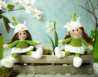 Crochet pattern Miss Snowdrop - PDF file