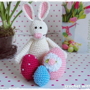 Häkelanleitung Osterhase mit Eiernest - PDF Datei deutsch