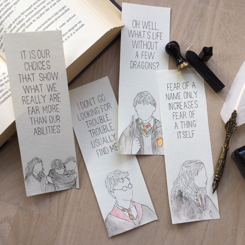 Harry Potter Hermione Granger bookmark | Etsy