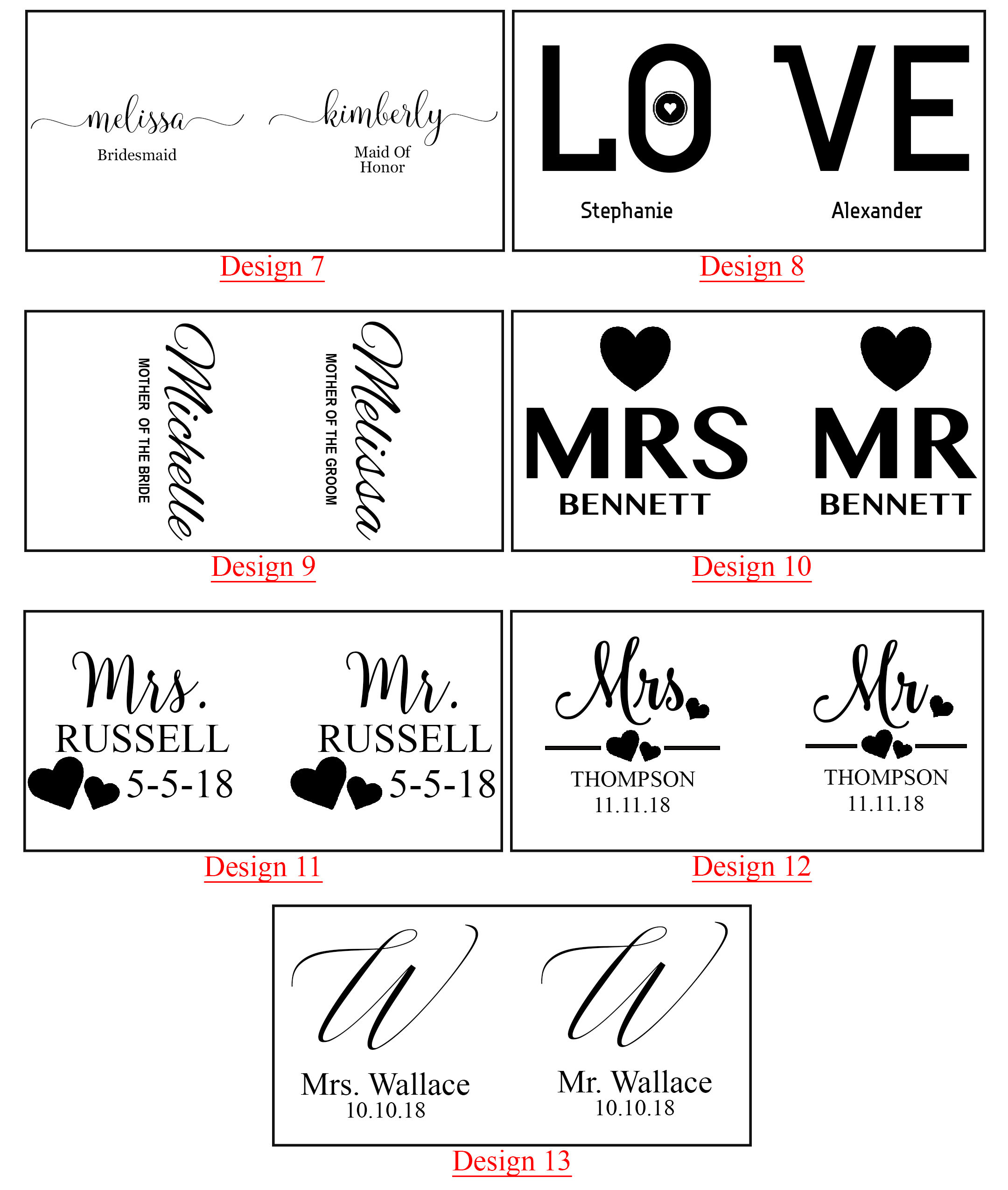 mr and mrs shot glasses,customize shot glasses,wedding shot glasses, 1.5 oz shot glasses,wedding favor, couple shot glasses,anniversary gift