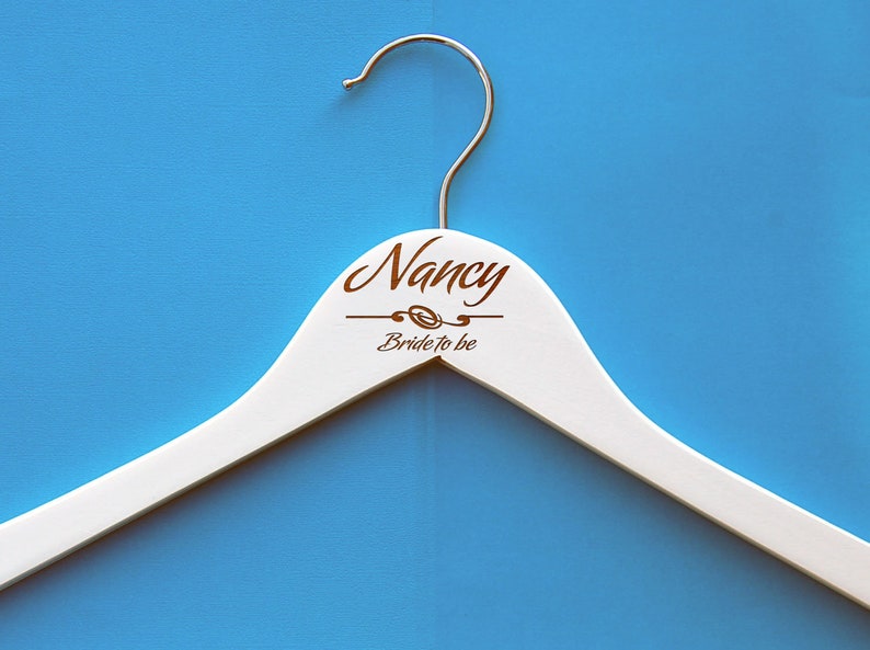 Wedding dress hanger Bride dress hanger,name hanger,customize hanger for dress,dress hanger,Engraved hanger,wooden engrave wedding memory