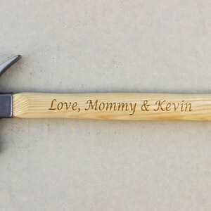 Personalized Hammer, Fathers day gift, hammer, Custom hammer, Love Mummy Engraved hammer, Best Gift for him, Unique Custom gift