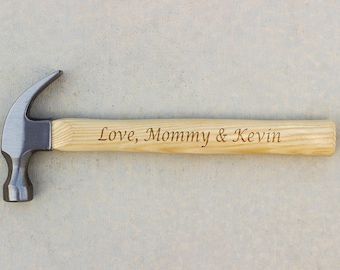 Personalized Hammer, Engraved Fathers Day Gift