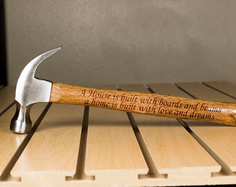 Personalized Hammer, Fathers day gift, hammer, Custom hammer, Quote Engraved hammer, Best Gift for him, Unique Custom gift