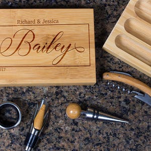 Engraved Wine opener set, Personalized Cork screw Set, Personalized Name Engraved Wine Opener set, Wine Party Favor, Christmas Gift