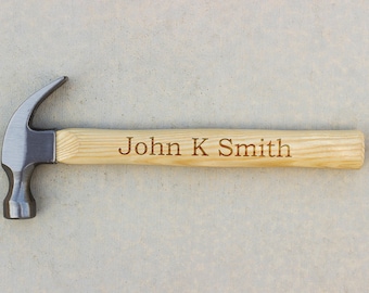 Personalized Hammer, Engraved Fathers Day Gift