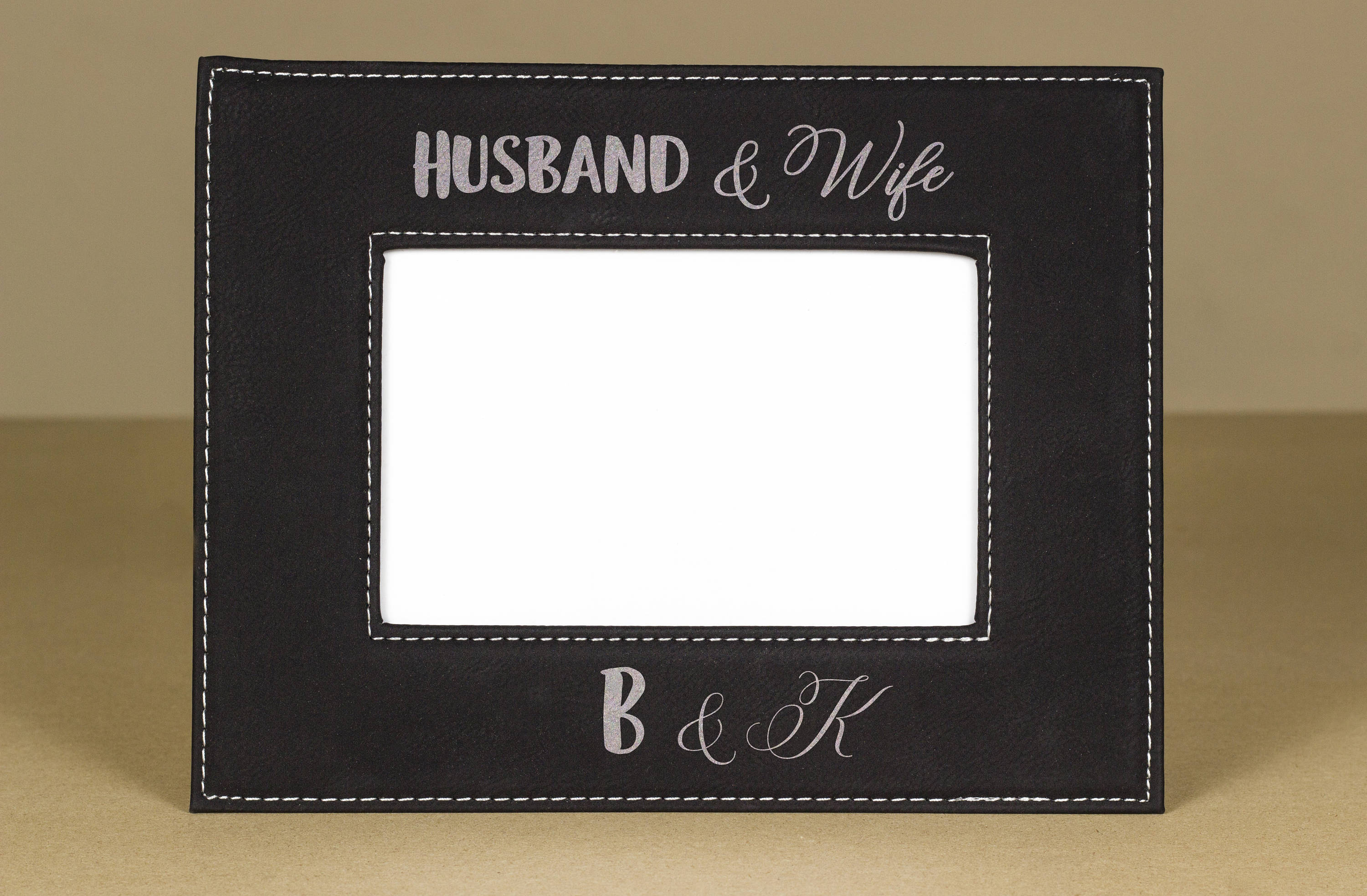 Custom Leather Picture Frame Engraved Photo Frame Leather Etsy