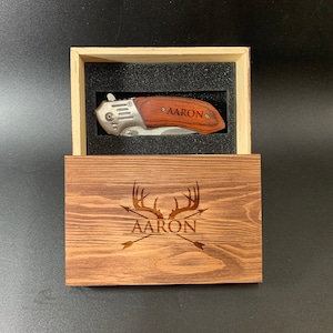 Deer Antler Groomsman Giftbox, Personalize Knife,Groomsman Knife,Groomsman gift,Wedding Favor, Hunting Knifes,Gift for Father,Gift for him