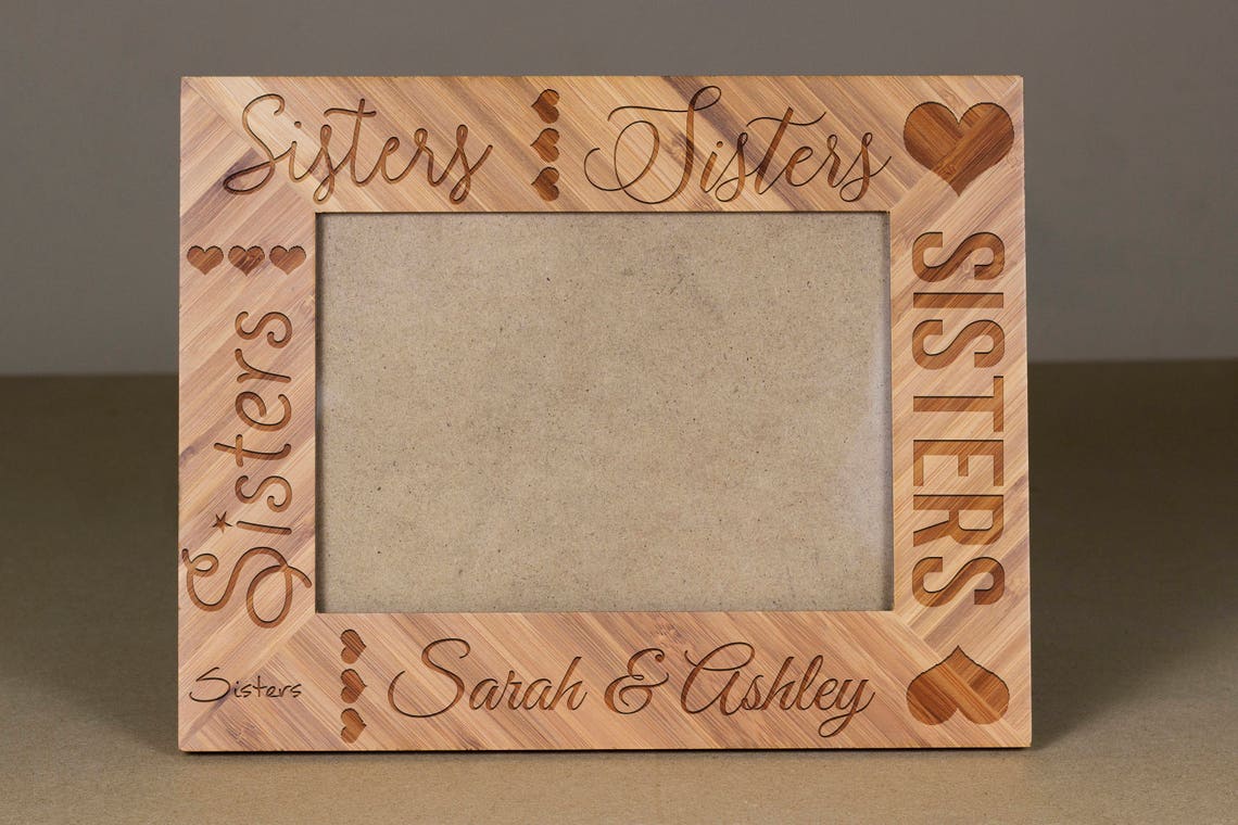 Custom Leather Picture Frame Engraved Photo Frame Leather Etsy