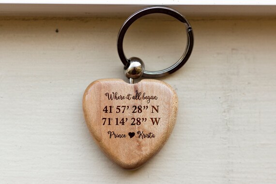 Coordinates Key Chain Love Key 