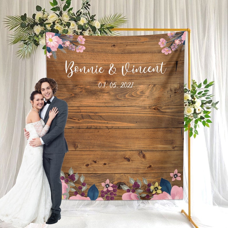 Wedding Backdrop for Reception Personalized Wedding Backdrop Etsy