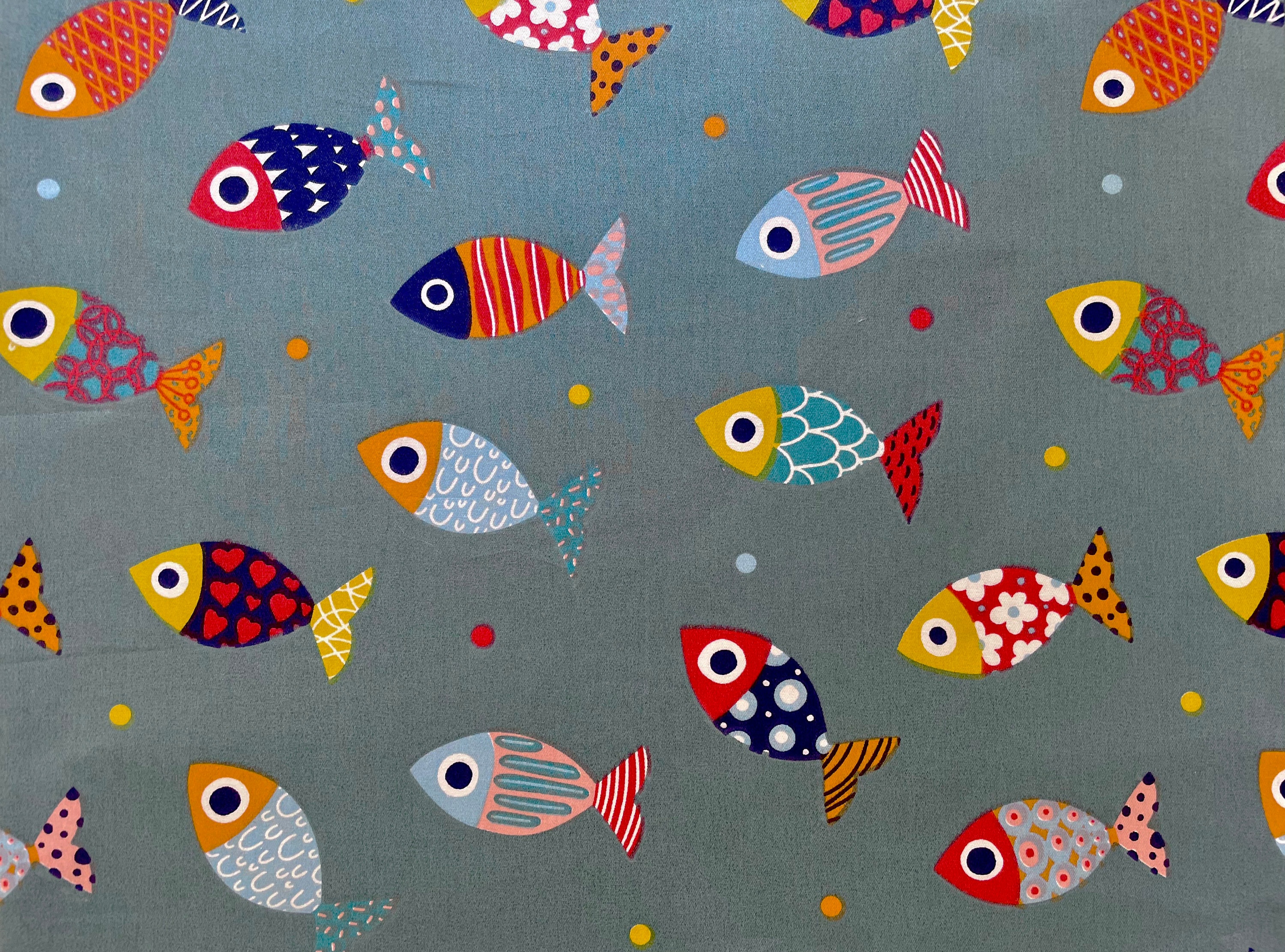 Fishing Fish Fabric -  Canada