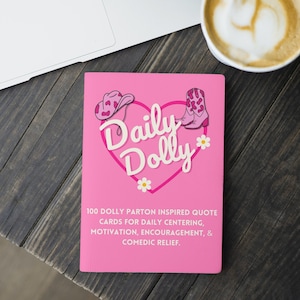 Tägliche Dolly- Set von 100 Dolly Parton inspirierte Zitat Karten (DIGITAL DOWNLOAD) ---- Dolly, Country, Barbie inspirierte Grafiken, Cowgirl, Country