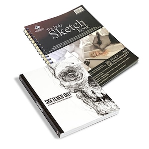 Sketchbook Bundle pack Includes &quot;The Body Sketch Book&quot; and &quot;Sketched Out&quot; Tattoo & Art
