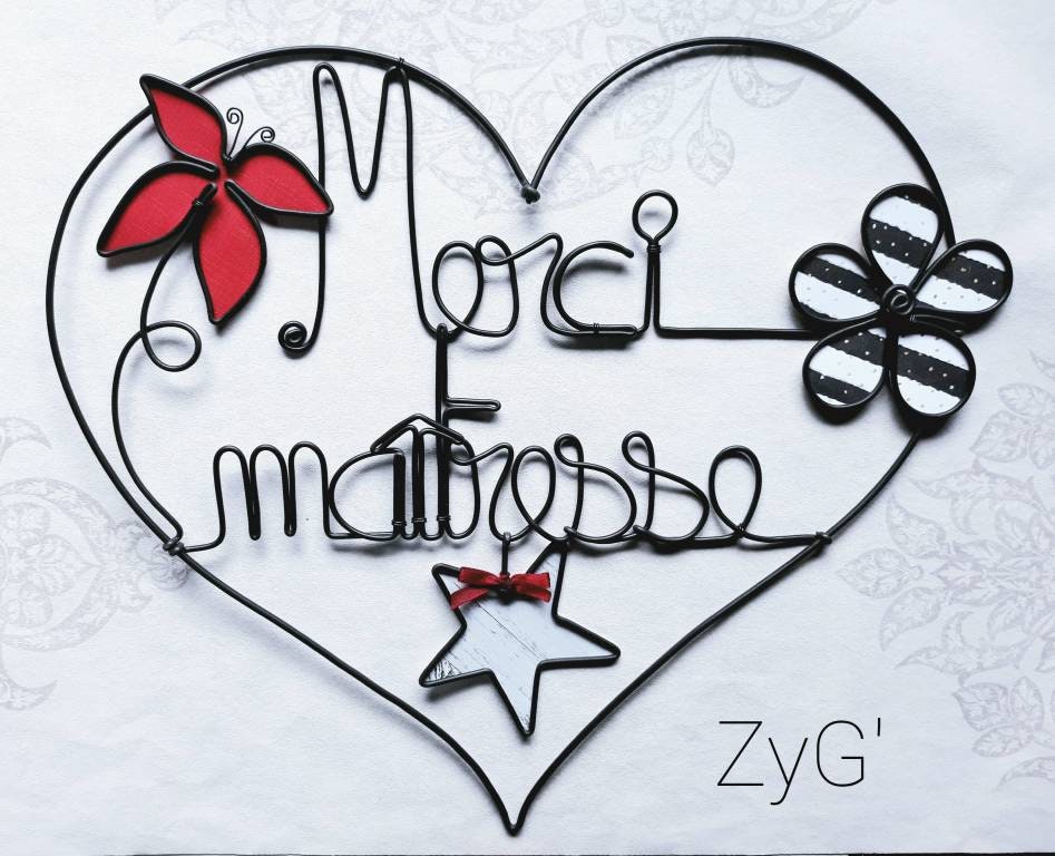 Cadeau Pour Maîtresse, Déco Personnalisée.